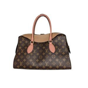 Louis Vuitton Monogram Canvas Tuileries Sesame Peach Satchel | AlmaBagz