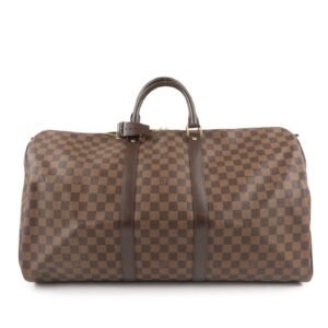 Louis Vuitton Damier Keep All Bandouliere 55 Boston Bag M41414 | AlmaBagz