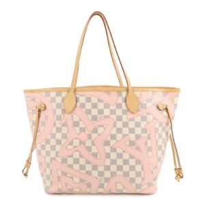 Louis Vuitton Damier Azur Tahiti Neverfull MM Tote Bag N41050 | AlmaBagz