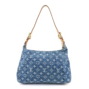 Louis Vuitton Monogram Denim Baggy PM Shoulder Bag M95049 | AlmaBagz
