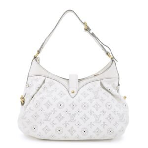 Louis Vuitton Monogram Mahina XS Shoulder Bag Blanc White M95661 | AlmaBagz