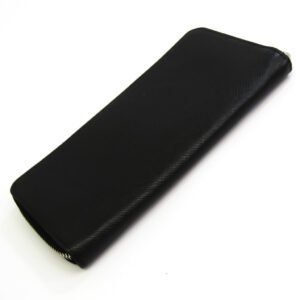 Louis Vuitton Black Leather Zippy Wallet Vertical wallet accessories | AlmaBagz