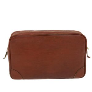 LOUIS VUITTON Epi Compiegne 28 Clutch Bag SPO Brown LV Auth 37361 | AlmaBagz