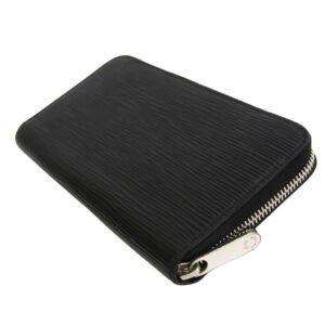 Louis Vuitton Black Leather Zippy wallet wallet accessories | AlmaBagz