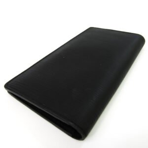 Louis Vuitton Black Leather Portefeuille Brazza wallet accessories | AlmaBagz