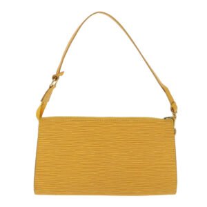LOUIS VUITTON Epi Pochette Accessoires Pouch Yellow M52989 LV Auth 37917 | AlmaBagz