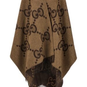 Gucci Women 'Jumbo Gg' Reversible Cape | AlmaBagz