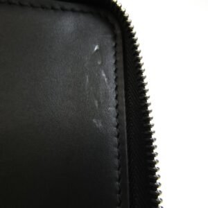 Louis Vuitton Black Leather Zippy organizer wallet accessories | AlmaBagz