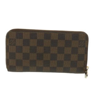 LOUIS VUITTON Damier Ebene Zippy Wallet Long Wallet N41661 LV Auth 38366 | AlmaBagz