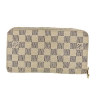 LOUIS VUITTON Damier Azur Zippy Organizer Long Wallet N60012 LV Auth 38529 | AlmaBagz