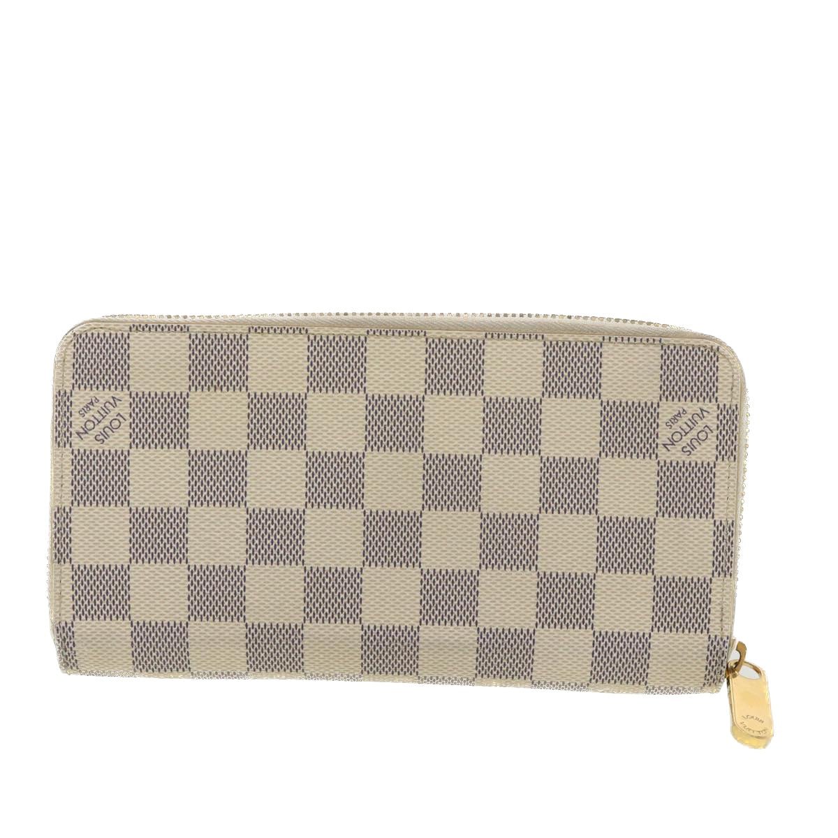 LOUIS VUITTON Damier Azur Zippy Wallet Long Wallet N60019 LV Auth 38554 | AlmaBagz
