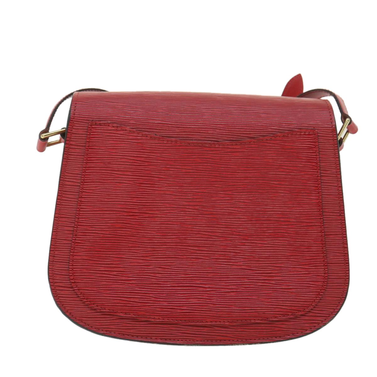 LOUIS VUITTON Epi Saint Cloud GM Shoulder Bag Red M52197 LV Auth 38560 | AlmaBagz