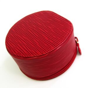Louis Vuitton Red Leather Ecrin wallet accessories | AlmaBagz