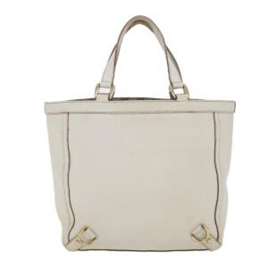 GUCCI Shoulder Bag Leather White 130739  38678 | AlmaBagz