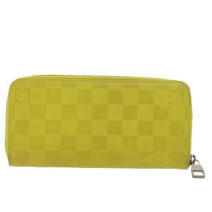 LOUIS VUITTON Damier Infini Zippy Wallet Vertical Wallet Yellow N62236 LV 38679 | AlmaBagz