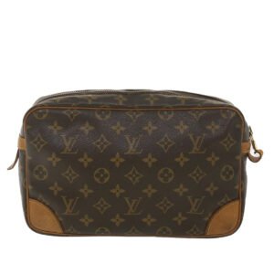 LOUIS VUITTON Monogram Compiegne 28 Clutch Bag M51845 LV Auth 38754 | AlmaBagz