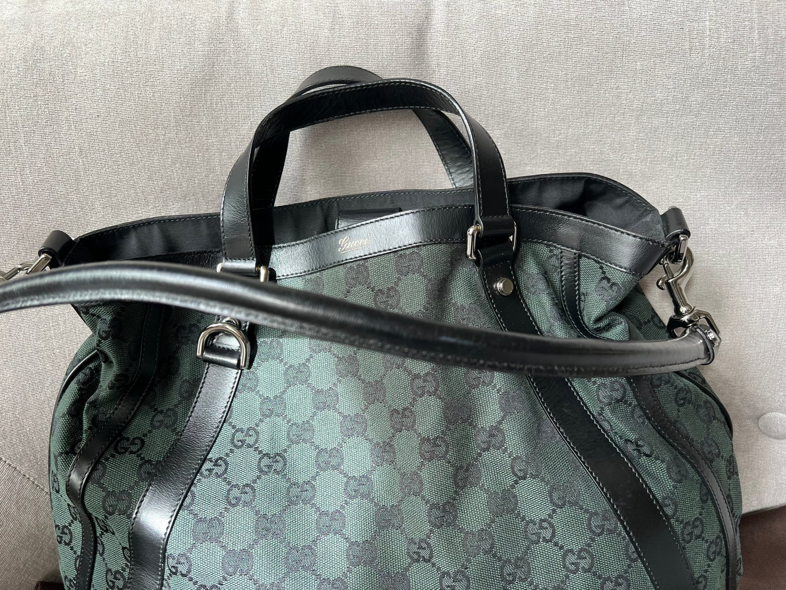 Gucci Abbey Convertible GG Canvas Tote | AlmaBagz - Image 7