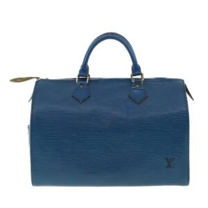 LOUIS VUITTON Epi Speedy 30 Hand Bag Toledo Blue M43005 LV Auth 39078 | AlmaBagz