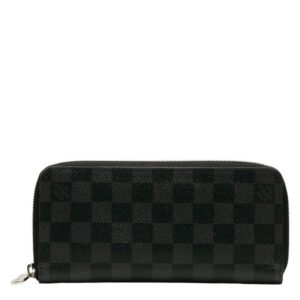 Louis Vuitton Louis Vuitton Damiere Graphite N63095 Long Wallet PVC/Leather Black | AlmaBagz