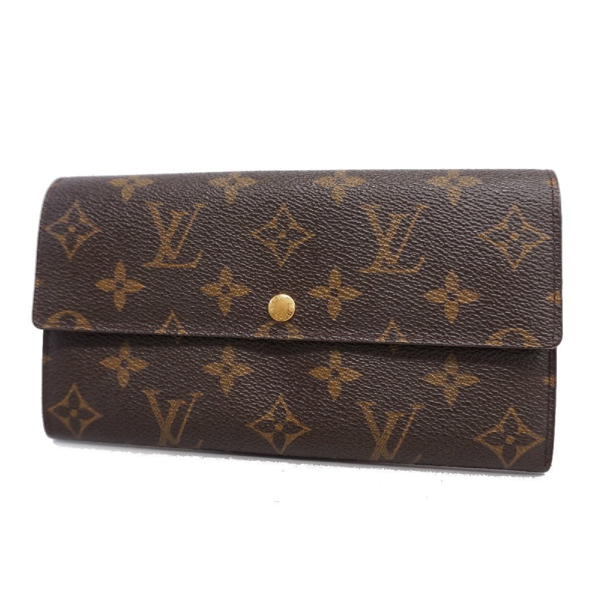 Louis Vuitton Long Wallet Monogram Portomone Credit M61725 | AlmaBagz