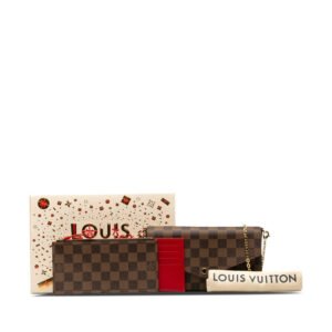 Louis Vuitton Louis Vuitton Damière N63032 Shoulder Bag PVC/Leather Brown | AlmaBagz