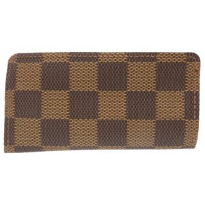 LOUIS VUITTON Key case Key holder  N62661 Damier canvas Brown Damier Ebene ClochettePM Women(Unisex) Used | AlmaBagz