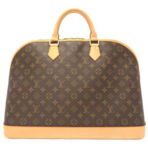 LOUIS VUITTON Boston Duffel bag M41446 Monogram canvas Brown Monogram Alma Voyage MM | AlmaBagz