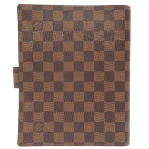 LOUIS VUITTON Notebook cover R20107 Damier canvas Brown Damier Agenda GM Women Used | AlmaBagz