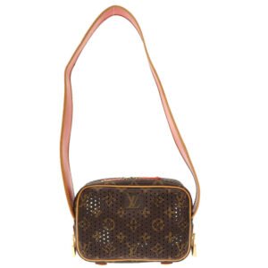 LOUIS VUITTON Shoulder Bag M95177 Monogram Perfo Orange Monogram Perfo Mini Trocadero Women Used | AlmaBagz