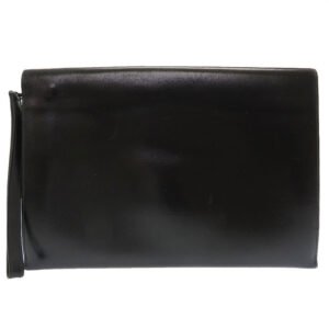 HERMES Clutch bag Box scarf black Kirius mens Used | AlmaBagz