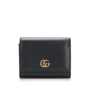 Gucci GG Marmont Trifold Compact Wallet Small Wallets | AlmaBagz