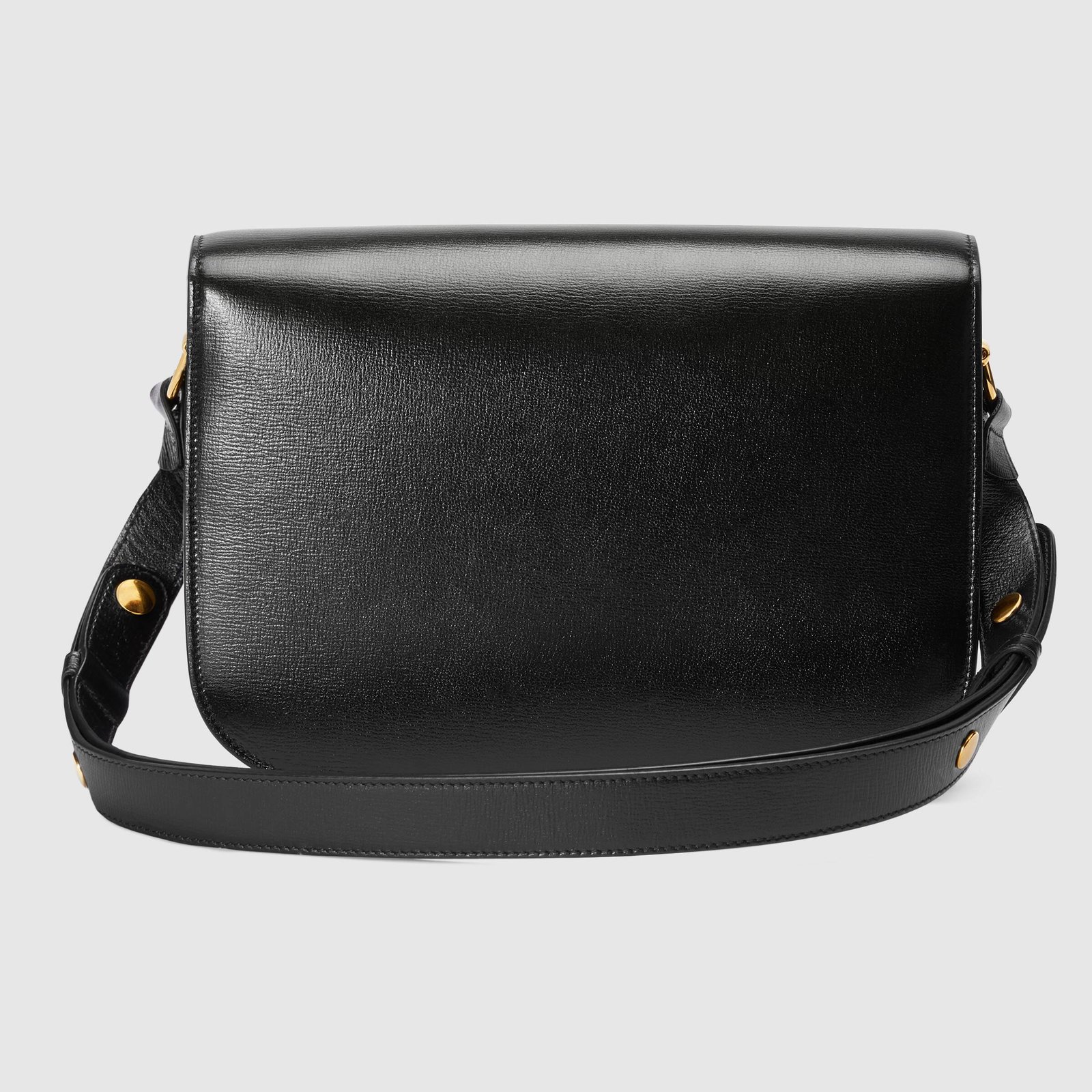 Gucci 1995 Horsebit Shoulder Bag Black | AlmaBagz - Image 2