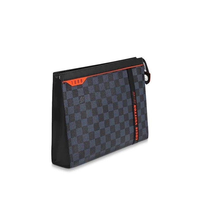 Louis Vuitton Pochette Voyage MM Damier Cobalt Canvas Race | AlmaBagz