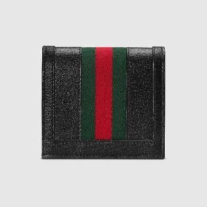 Gucci Ophidia Leather Case Wallet Black | AlmaBagz