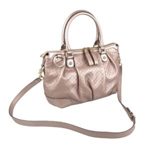 Gucci Micro Guccissima Sukey Tote With Strap Rose Gold | AlmaBagz