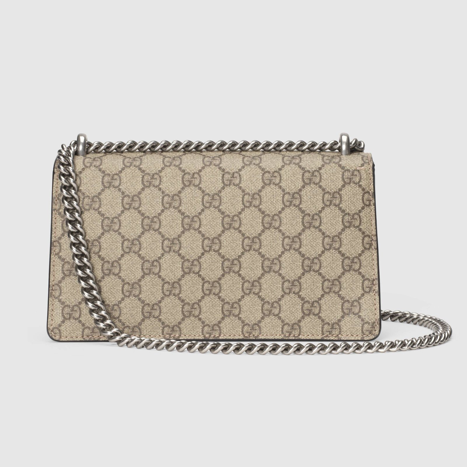 Gucci Dionysus Small GG Shoulder Bag Beige Black | AlmaBagz