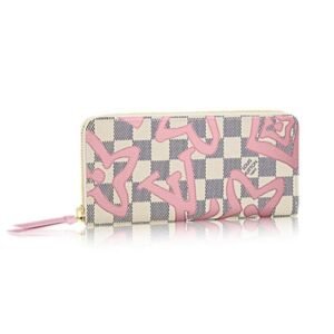 Louis Vuitton Clemence Wallet Damier Azur Canvas | AlmaBagz