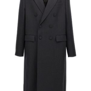 Gucci Men Double-Breasted Coat | AlmaBagz