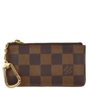 Louis Vuitton 2000 Damier Pochette Cles Coin Case Wallet Purse M62656 | AlmaBagz