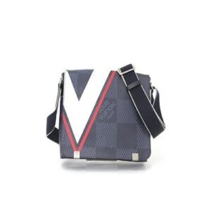 Louis Vuitton District PM Messenger Bag Damier Cobalt Canvas Red | AlmaBagz