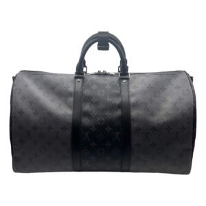 Louis Vuitton Monogram Eclipse Keepall Bandoulière 50 | AlmaBagz
