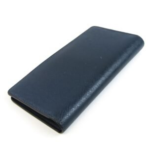 Louis Vuitton Navy Leather Portefeuille Brazza wallet accessories | AlmaBagz