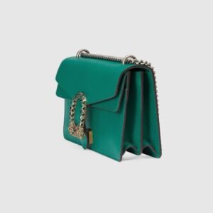 Gucci Dionysus Small Shoulder Bag Green Leather | AlmaBagz