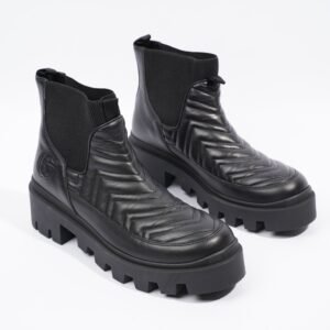 Gucci Nappa Matelasse Frances Black Leather EU 40 UK 7 | AlmaBagz