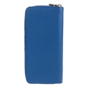 LOUIS VUITTON Long Wallet Purse M58411 leather blue Long Wallet Purse Zip Around Taurillon Clemence Leather Zippy Wallet Vertical mens Used | AlmaBagz