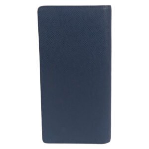 LOUIS VUITTON Long Wallet Purse M30501 Taiga Navy Midnight Long Wallet Purse Long wallet billfold Taiga Portefeuille Blaza mens Used | AlmaBagz