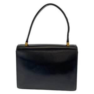 GUCCI Handbag leather Black GoldMetal Handbag Shoulder Bag Old Gucci accordion Women Used | AlmaBagz