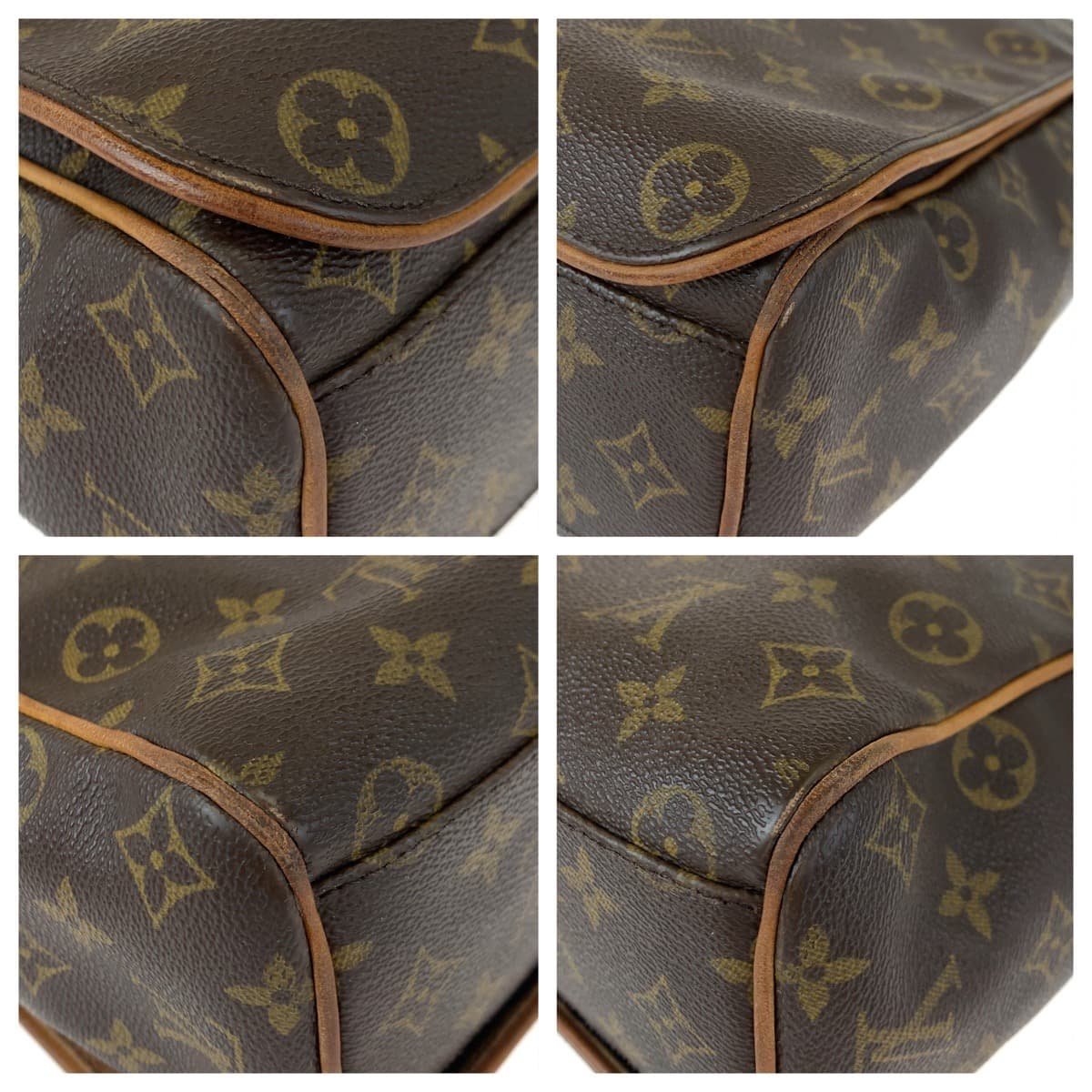 LOUIS VUITTON Shoulder Bag M45257 PVC Brown Shoulder Bag Crossbody Messenger Bag Monogram Abbesses mens Used | AlmaBagz - Image 2