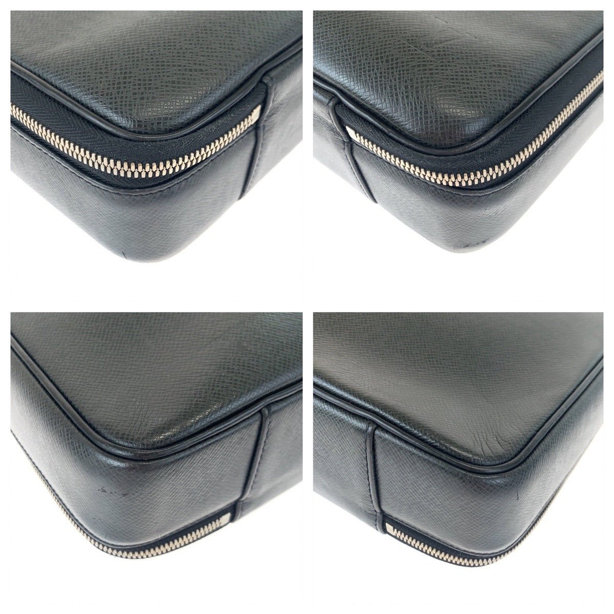 LOUIS VUITTON Shoulder Bag M30832 Calfskin Black black Shoulder Bag Business Bag 2way Taiga Port Ordinatur Odessa Ardoise mens Used | AlmaBagz - Image 3