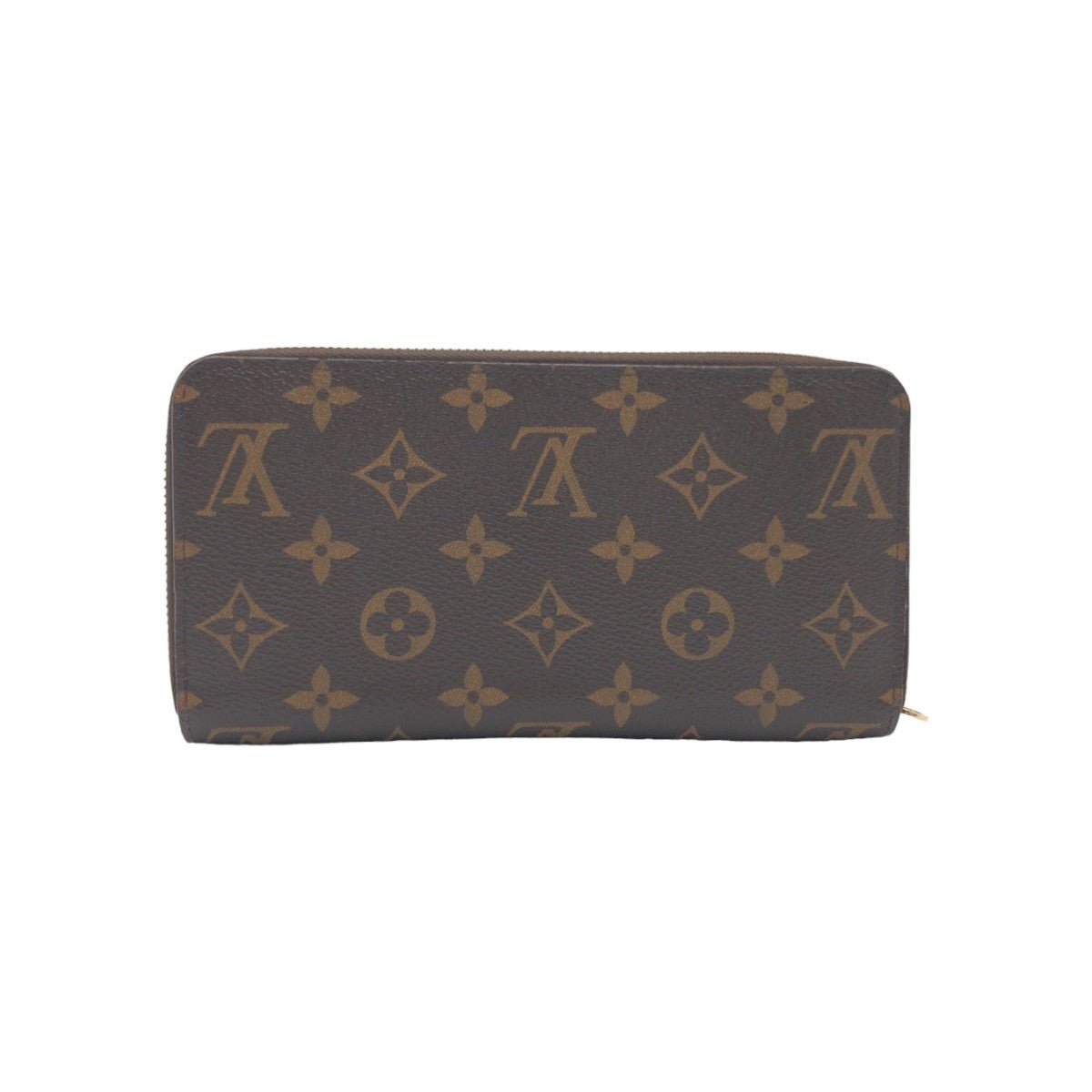 LOUIS VUITTON Long Wallet Purse M61360 PVC Brown Multicolor Gold Metal Long Wallet Purse Zip Around Monogram Evasion Zippy wallet Women Used | AlmaBagz